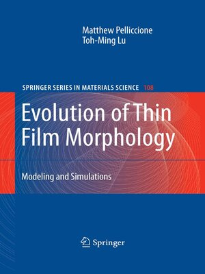 cover image of Evolution of Thin Film Morphology